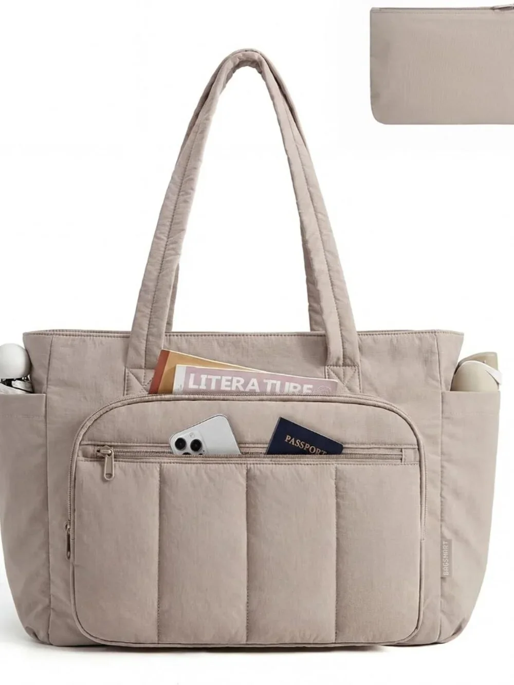 Tote Bag for Women, 2 Set Work Tote Bag with Zipper | 20L Capacity, 15.6'' Lapto
